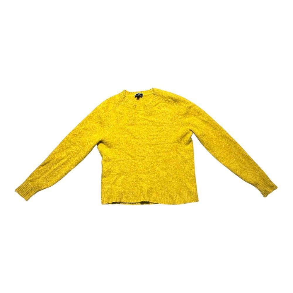Todd Snyder Yellow 100% Cashmere Crewneck Sweater XL Donegal